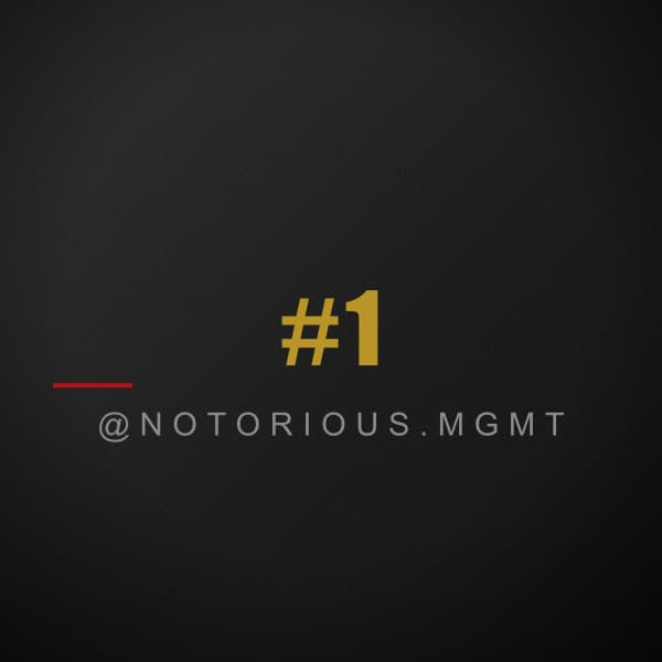 Publication Instagram 1 de Notorious MGMT