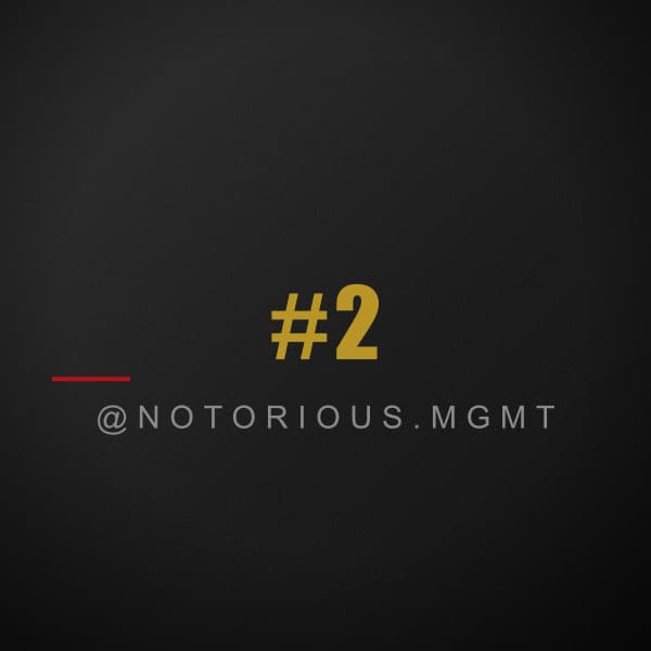 Publication Instagram 2 de Notorious MGMT